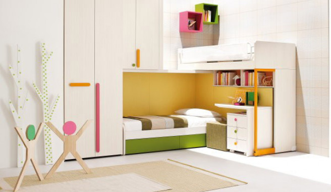 Camerette per bambini soave arredamenti torino Porta tv per camerette